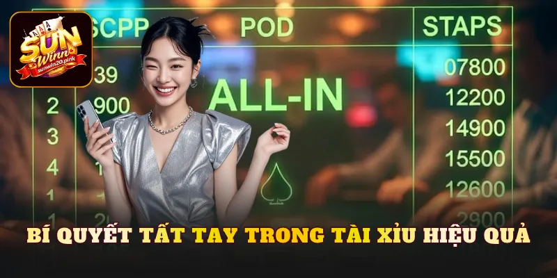 Bí quyết tất tay trong tài xỉu hiệu quả