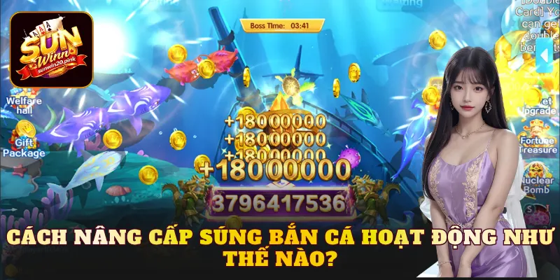 Cách nâng cấp súng bắn cá hoạt động như thế nào?