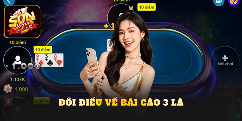 Đôi điều về bài cào 3 lá