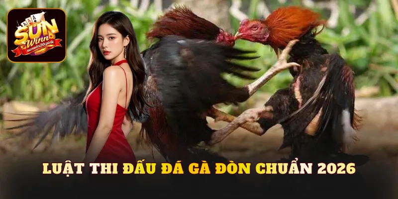 Luật thi đấu đá gà đòn chuẩn 2026